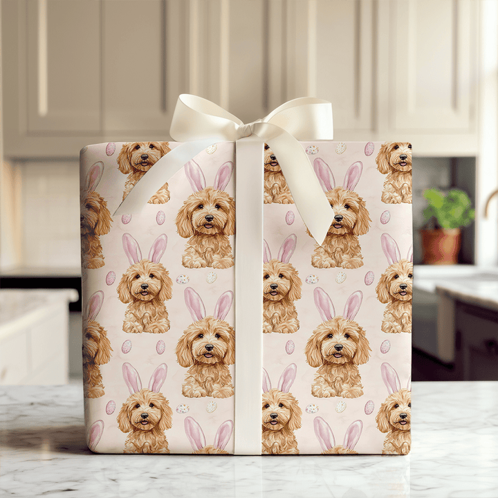 Goldendoodle Bunny - Wrapping Paper - Aspen & Arlo