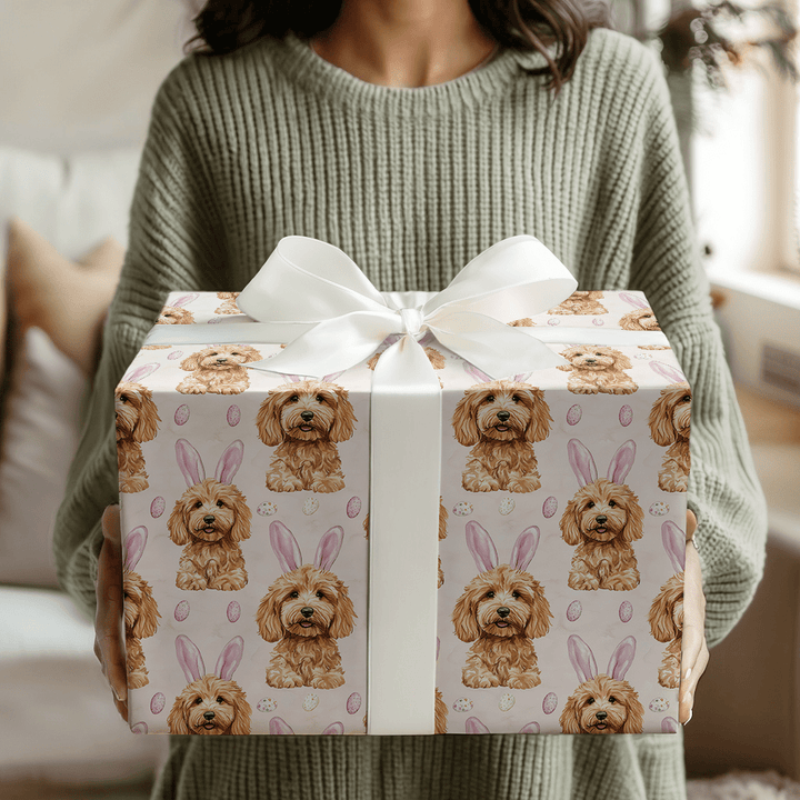 Goldendoodle Bunny - Wrapping Paper - Aspen & Arlo