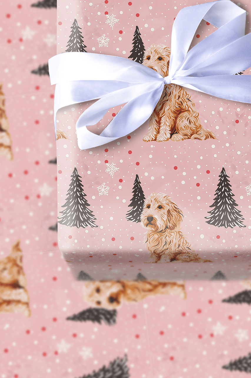 Holly Jolly Doodle - Wrapping Paper - Aspen & Arlo