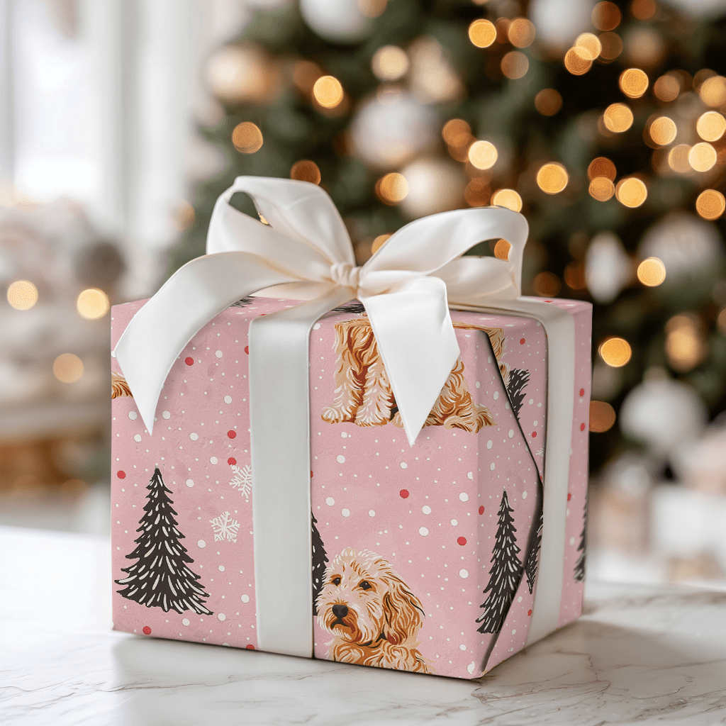 Holly Jolly Doodle - Wrapping Paper - Aspen & Arlo