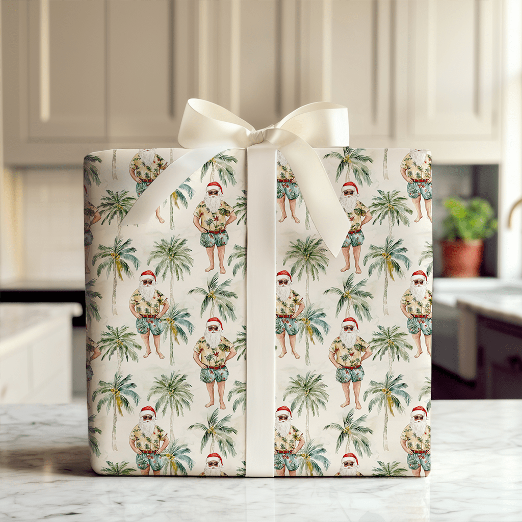On Santa Time - Wrapping Paper - Aspen & Arlo
