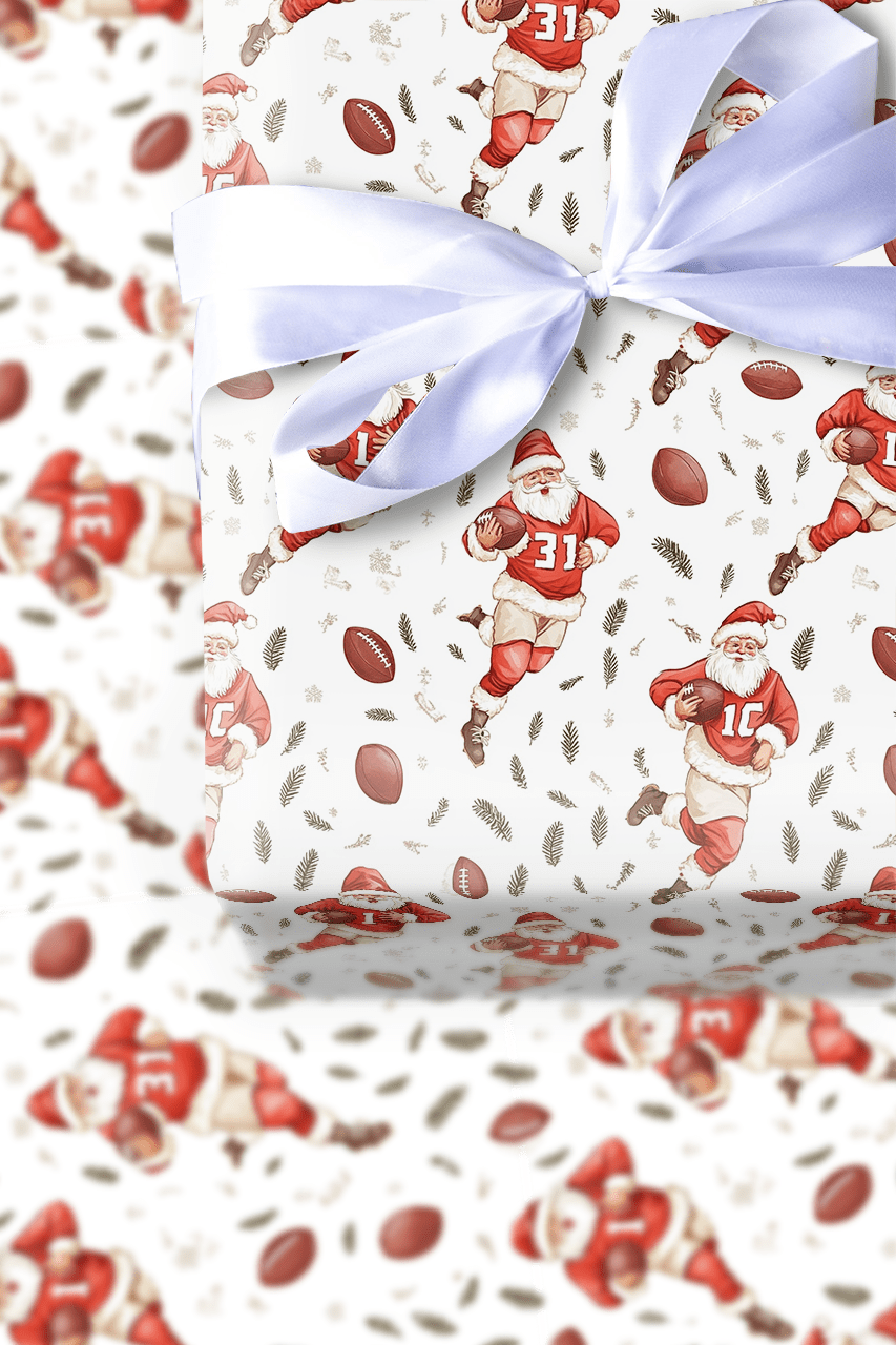 Rushing to Christmas - Wrapping Paper - Aspen & Arlo