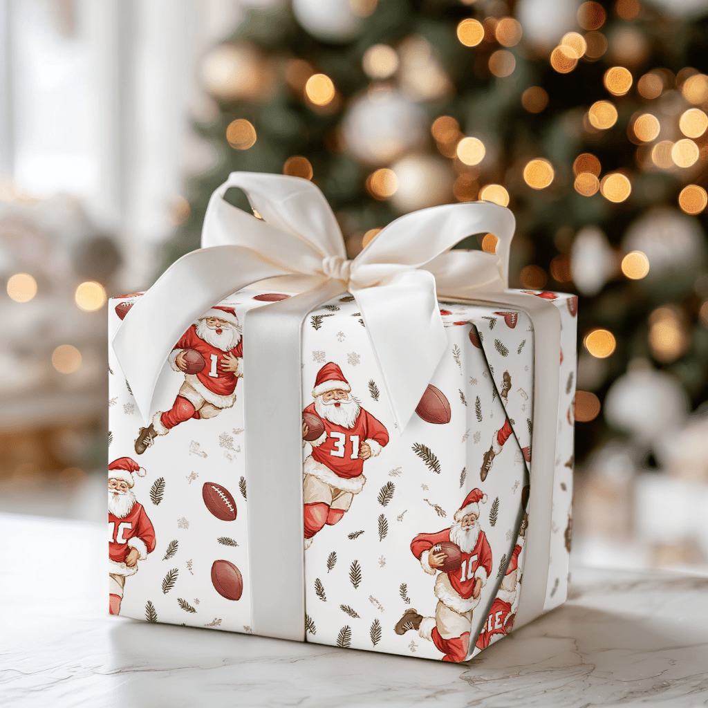 Rushing to Christmas - Wrapping Paper - Aspen & Arlo