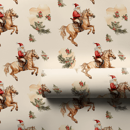 Reins of Cheer - Wrapping Paper - Aspen & Arlo