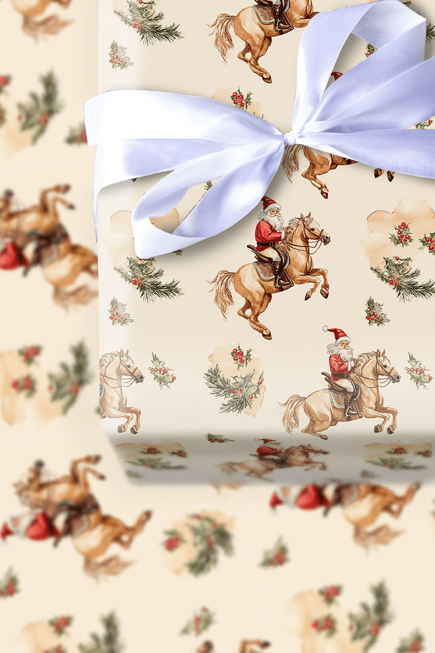 Reins of Cheer - Wrapping Paper - Aspen & Arlo