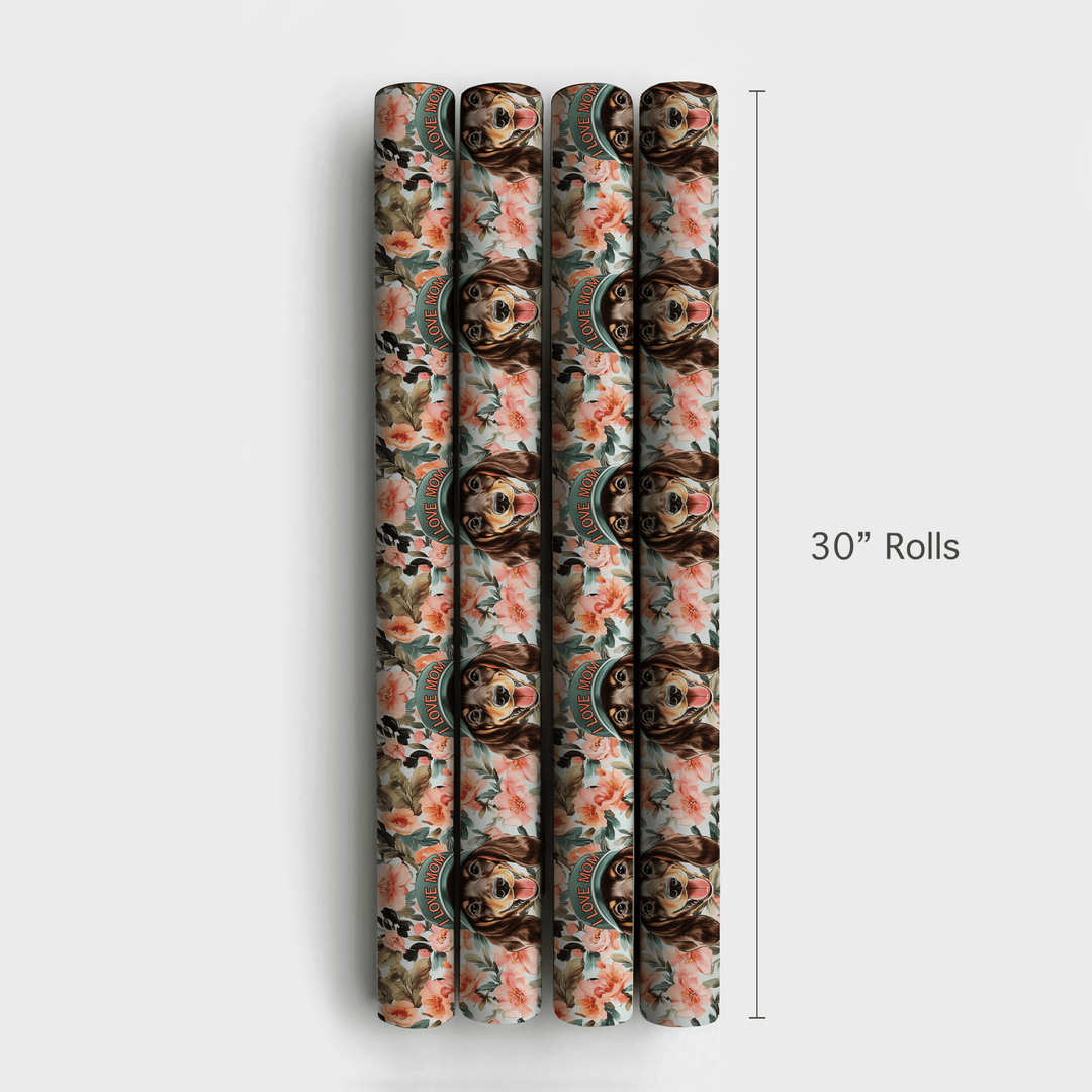 Mom's Favorite Dachshund - Wrapping Paper - Aspen & Arlo