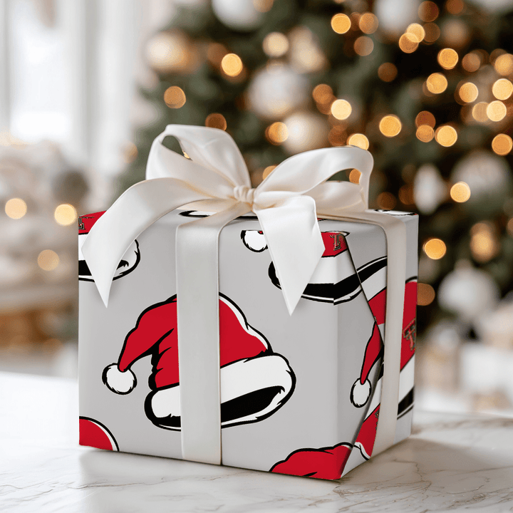 Santa Guns Up - Wrapping Paper - Aspen & Arlo