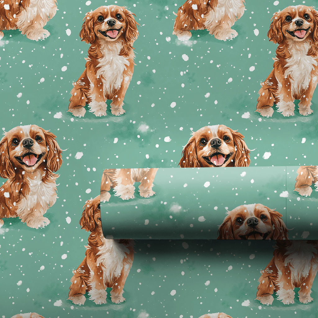 A Cavalier Christmas - Wrapping Paper - Aspen & Arlo