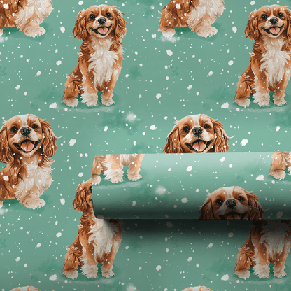 A Cavalier Christmas - Wrapping Paper - Aspen & Arlo