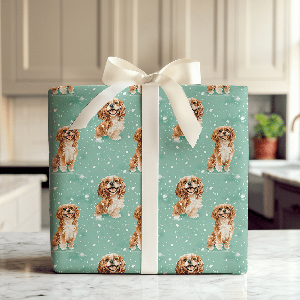 A Cavalier Christmas - Wrapping Paper - Aspen & Arlo