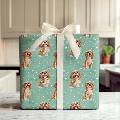 A Cavalier Christmas - Wrapping Paper - Aspen & Arlo