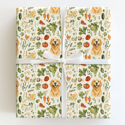 Veggie Golden - Wrapping Paper - Aspen & Arlo