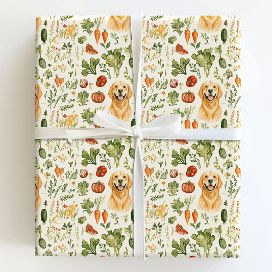 Veggie Golden - Wrapping Paper - Aspen & Arlo