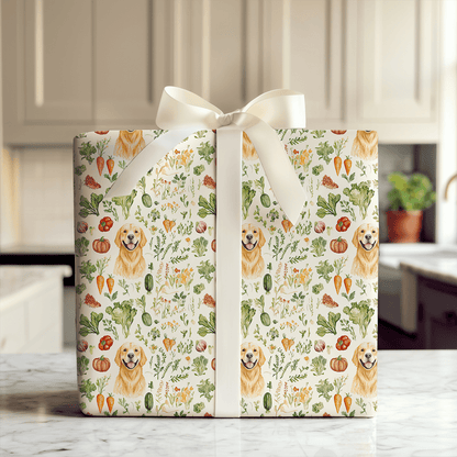 Veggie Golden - Wrapping Paper - Aspen & Arlo