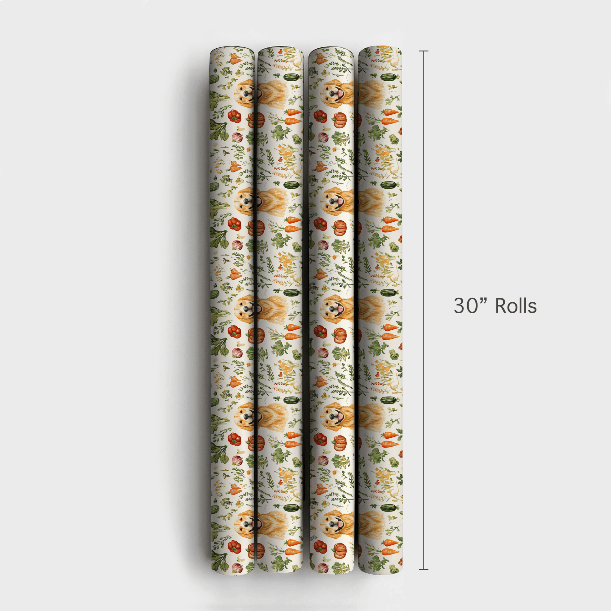 Veggie Golden - Wrapping Paper - Aspen & Arlo