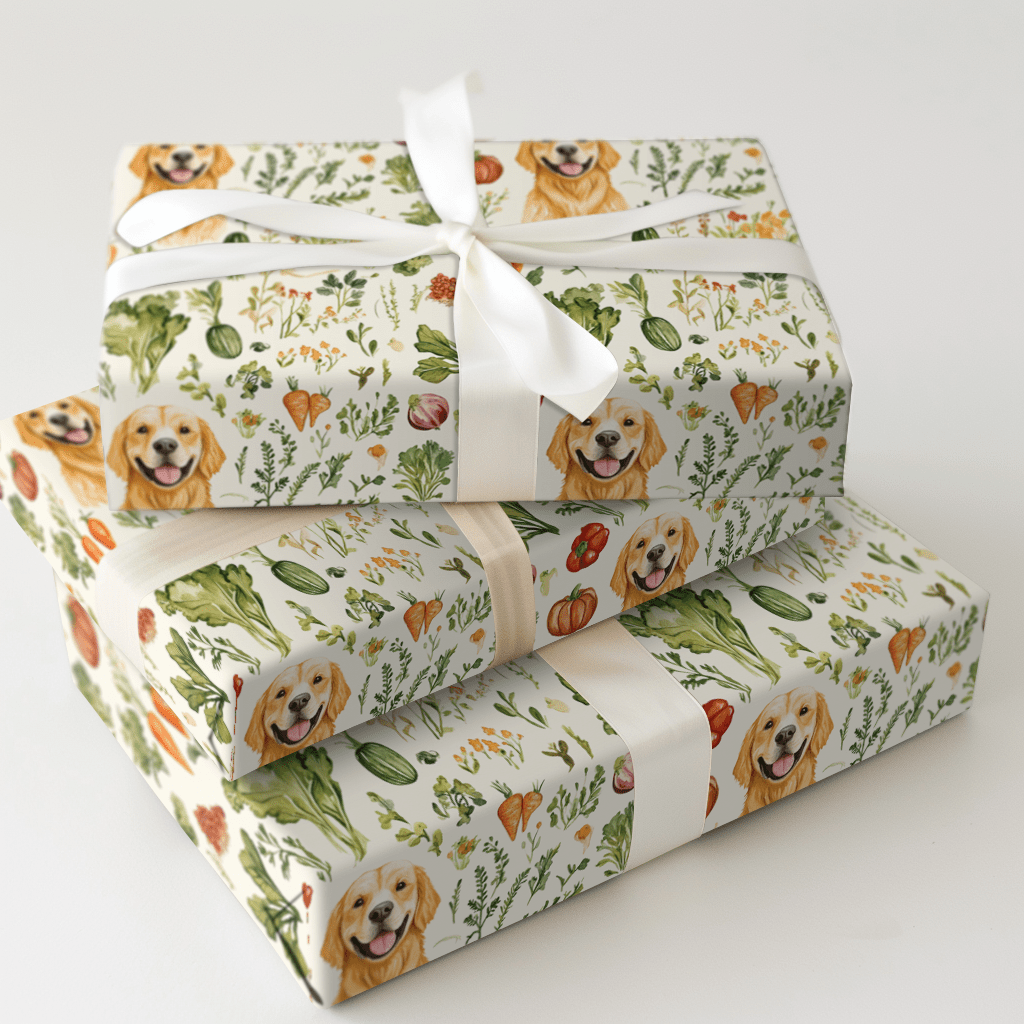 Veggie Golden - Wrapping Paper - Aspen & Arlo