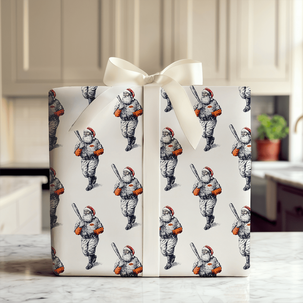 Claus in Cowboy Country - Wrapping Paper - Aspen & Arlo