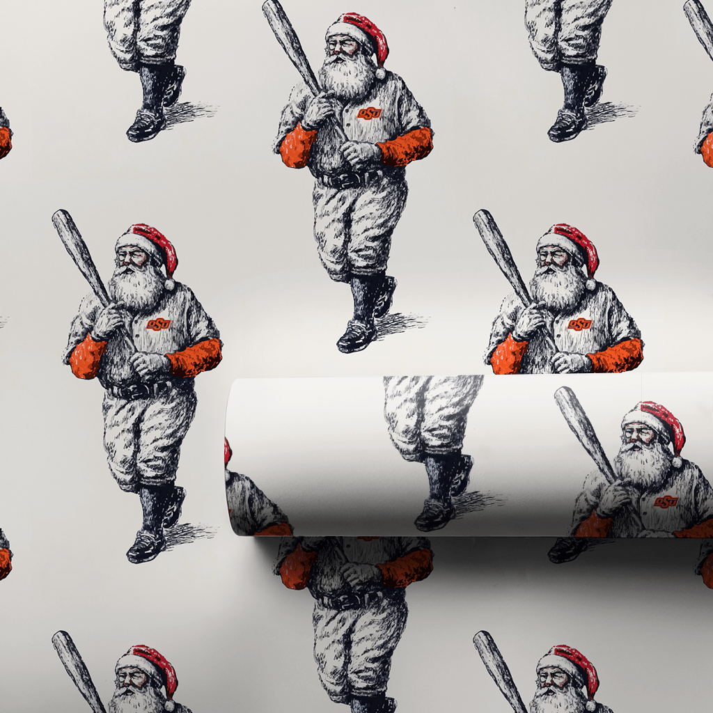 Claus in Cowboy Country - Wrapping Paper - Aspen & Arlo