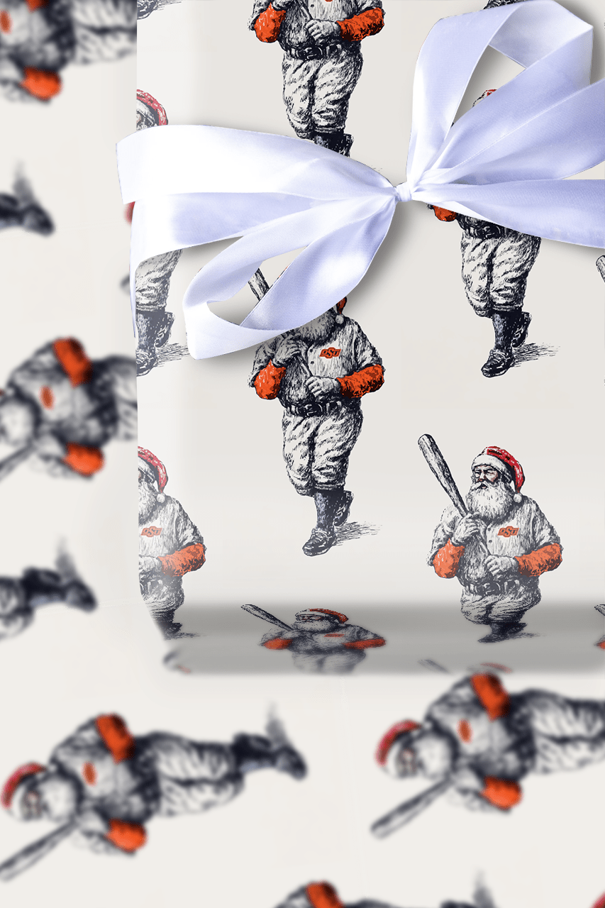 Claus in Cowboy Country - Wrapping Paper - Aspen & Arlo