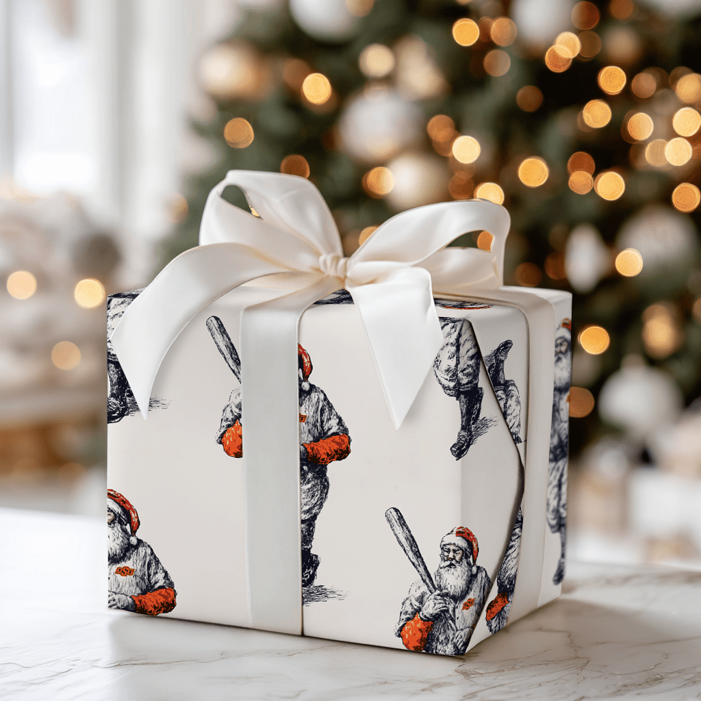 Claus in Cowboy Country - Wrapping Paper - Aspen & Arlo