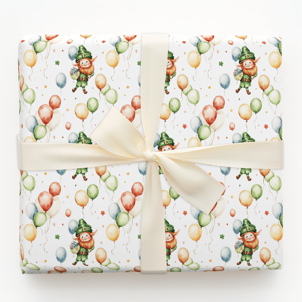 Lucky Balloon Wishes - Wrapping Paper - Aspen & Arlo