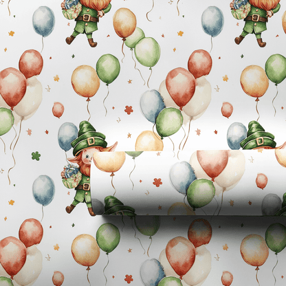 Lucky Balloon Wishes - Wrapping Paper - Aspen & Arlo