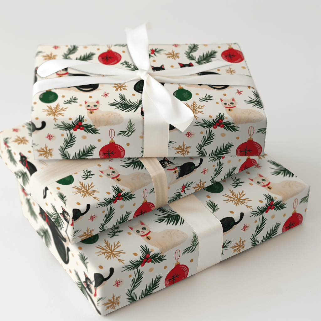 Midcentury Meowdern - Wrapping Paper - Aspen & Arlo