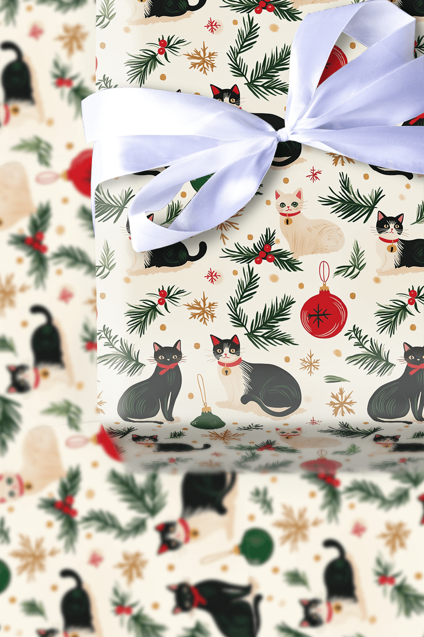 Midcentury Meowdern - Wrapping Paper - Aspen & Arlo