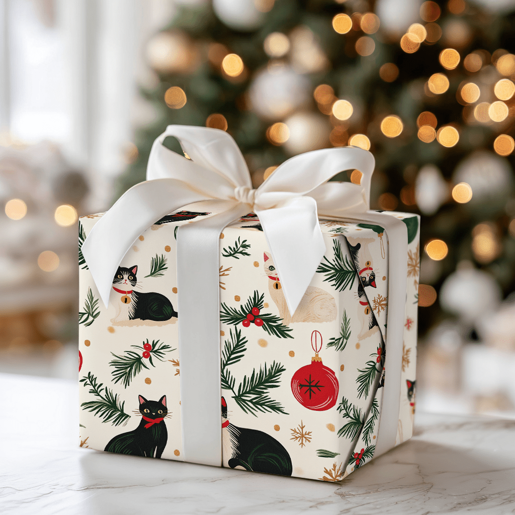 Midcentury Meowdern - Wrapping Paper - Aspen & Arlo