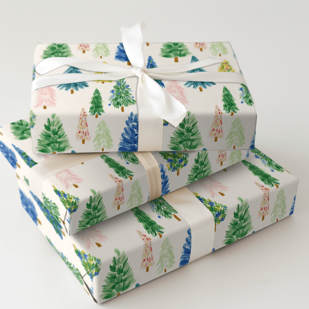 Pearl Pine - Wrapping Paper - Aspen & Arlo