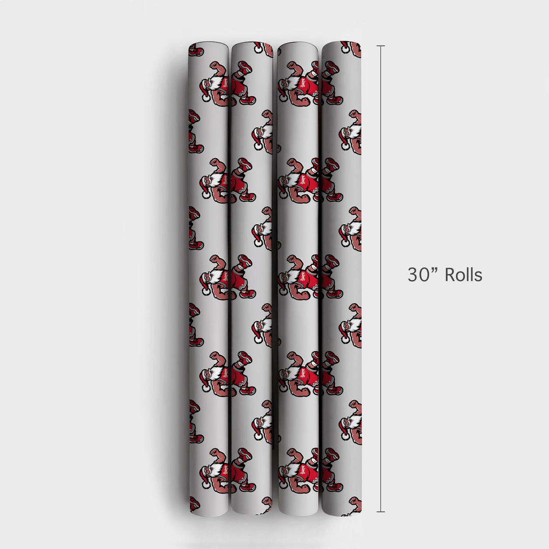 Holiday Hoops in Huskerland - Wrapping Paper - Aspen & Arlo