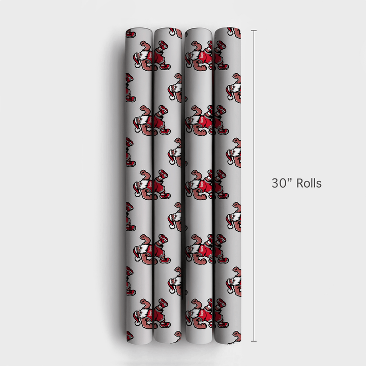 Holiday Hoops in Huskerland - Wrapping Paper - Aspen & Arlo