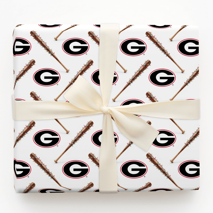 Bulldog Christmas Diamond - Wrapping Paper - Aspen & Arlo