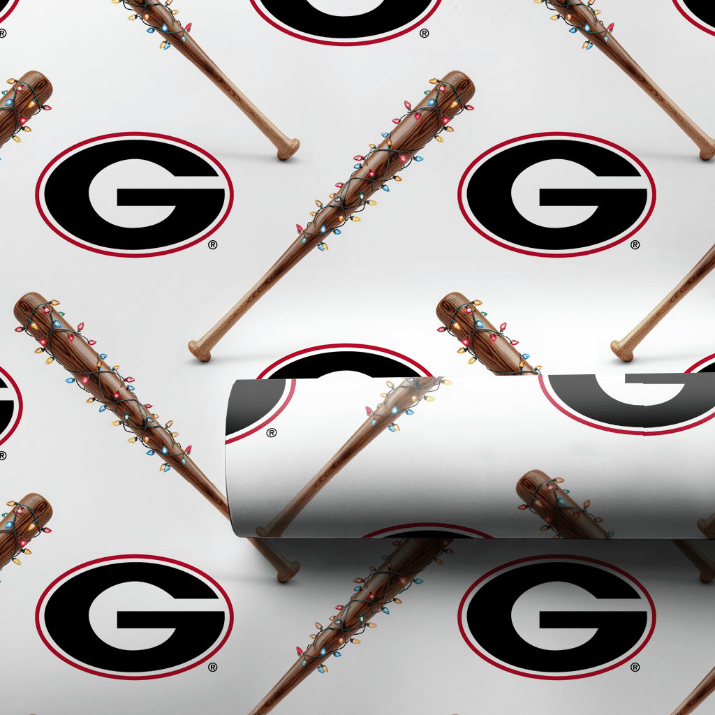 Bulldog Christmas Diamond - Wrapping Paper - Aspen & Arlo