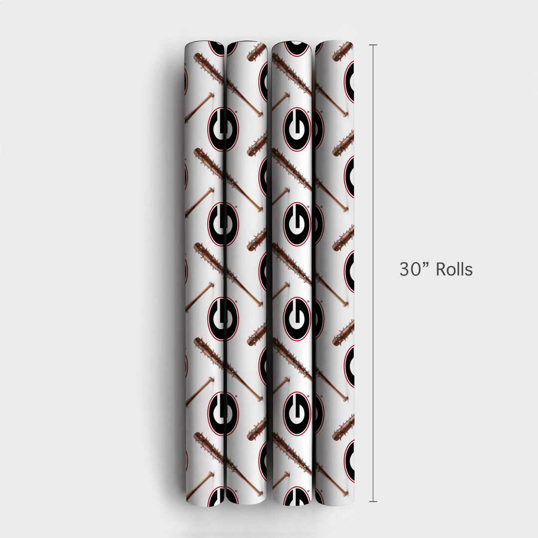 Bulldog Christmas Diamond - Wrapping Paper - Aspen & Arlo