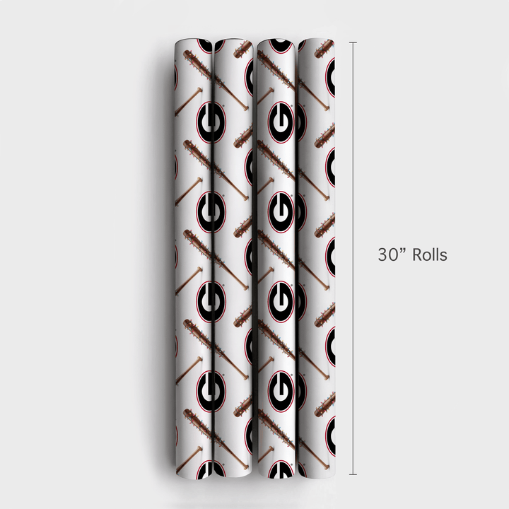 Bulldog Christmas Diamond - Wrapping Paper - Aspen & Arlo