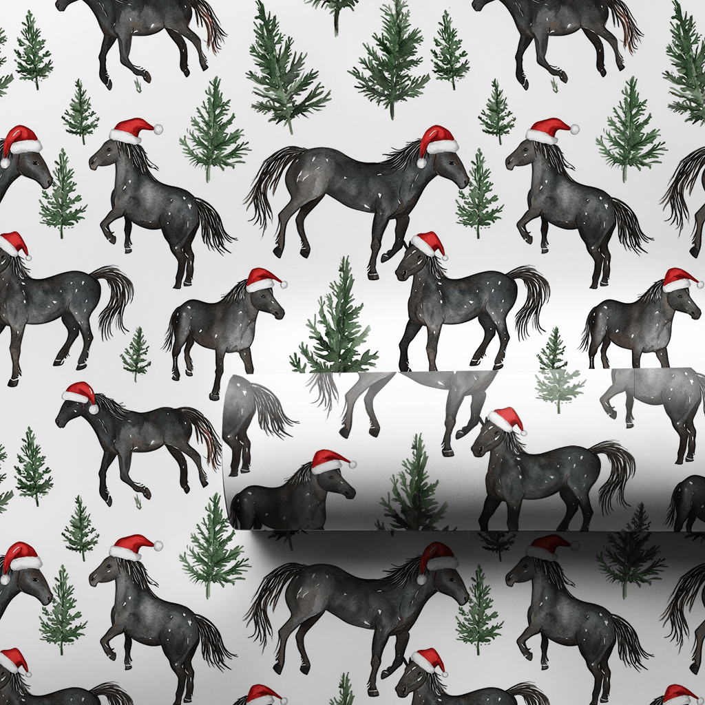 Hoofbeats - Wrapping Paper - Aspen & Arlo