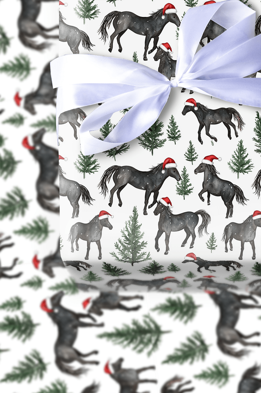 Hoofbeats - Wrapping Paper - Aspen & Arlo