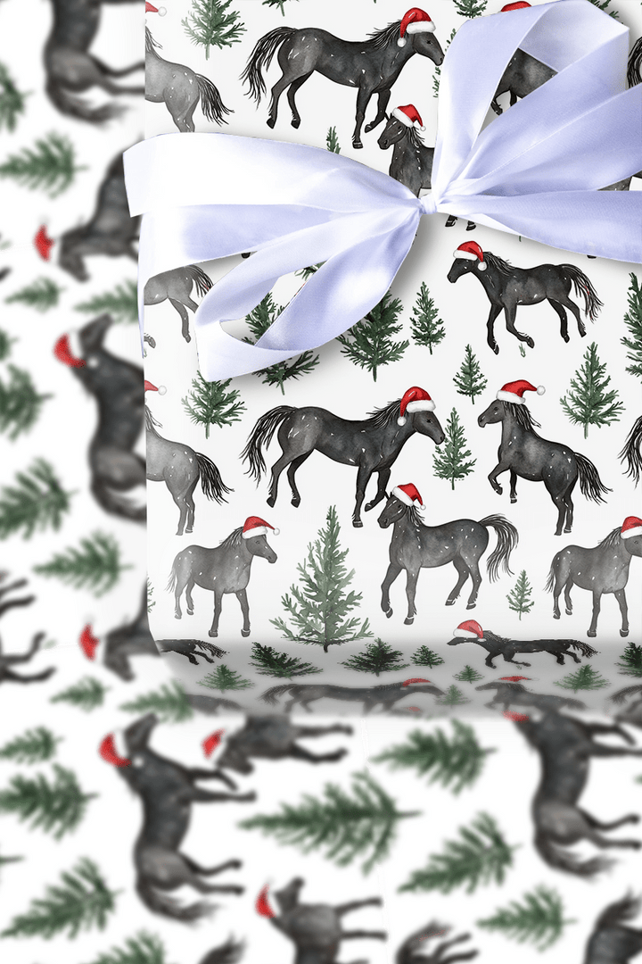 Hoofbeats - Wrapping Paper - Aspen & Arlo