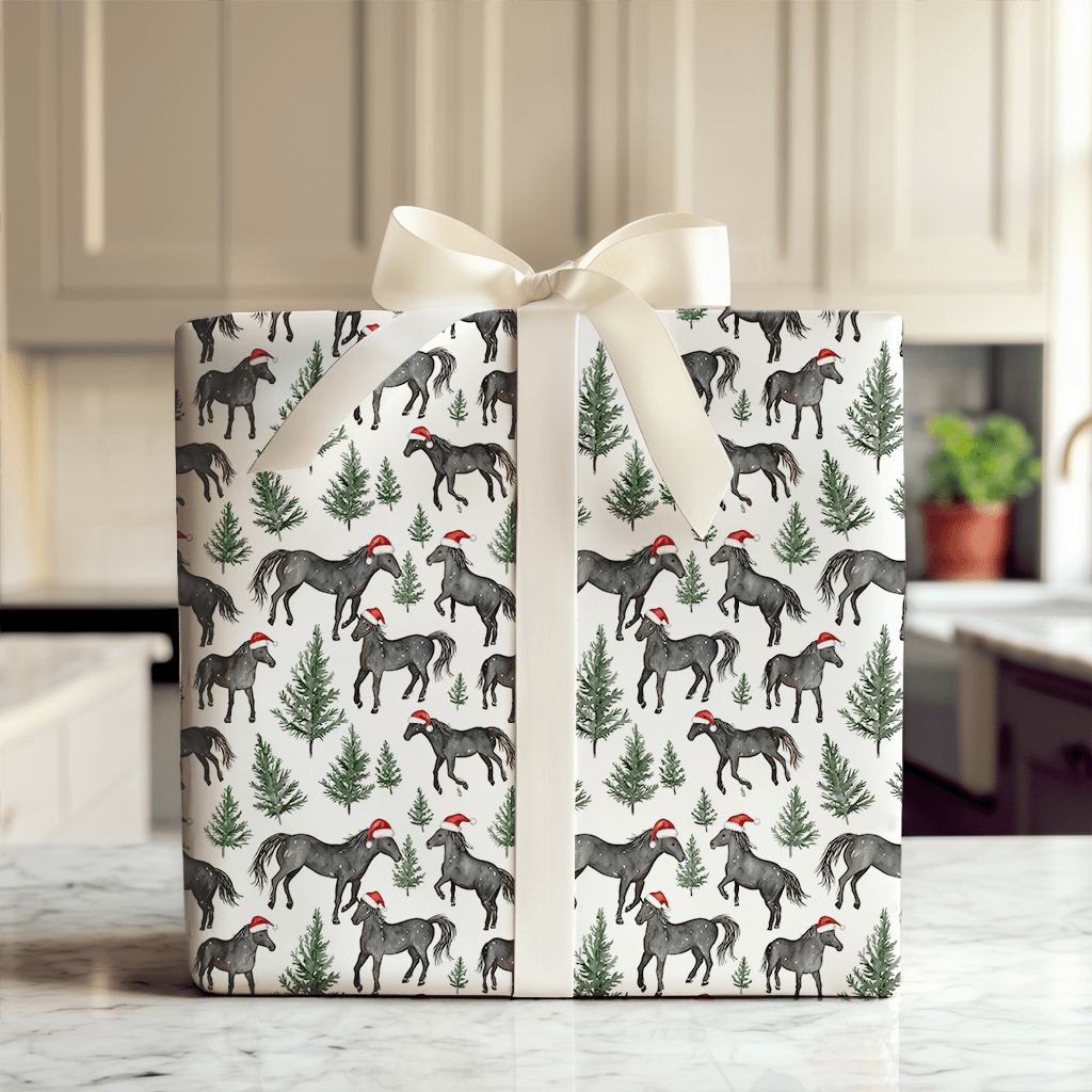 Hoofbeats - Wrapping Paper - Aspen & Arlo