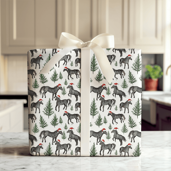 Hoofbeats - Wrapping Paper - Aspen & Arlo