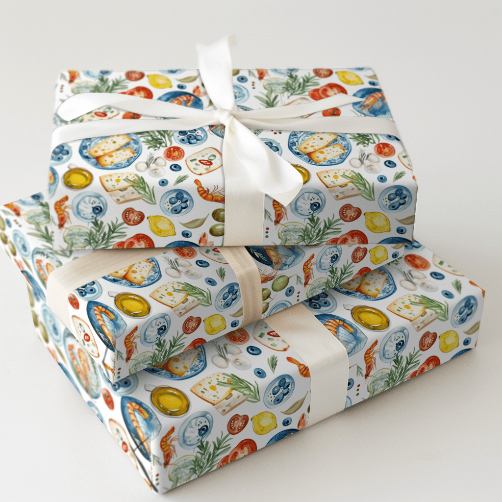 Shrimp See Food - Wrapping Paper - Aspen & Arlo