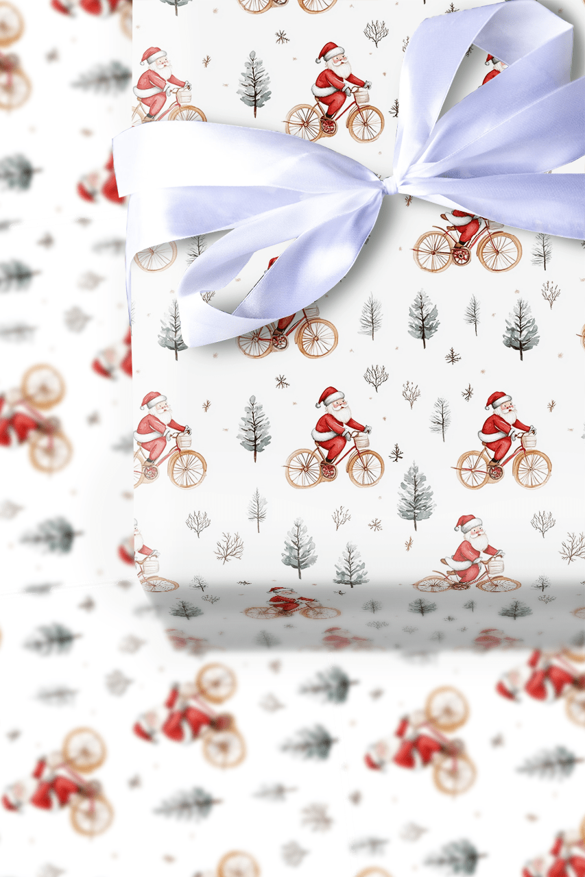 Bentonville Santa - Wrapping Paper - Aspen & Arlo