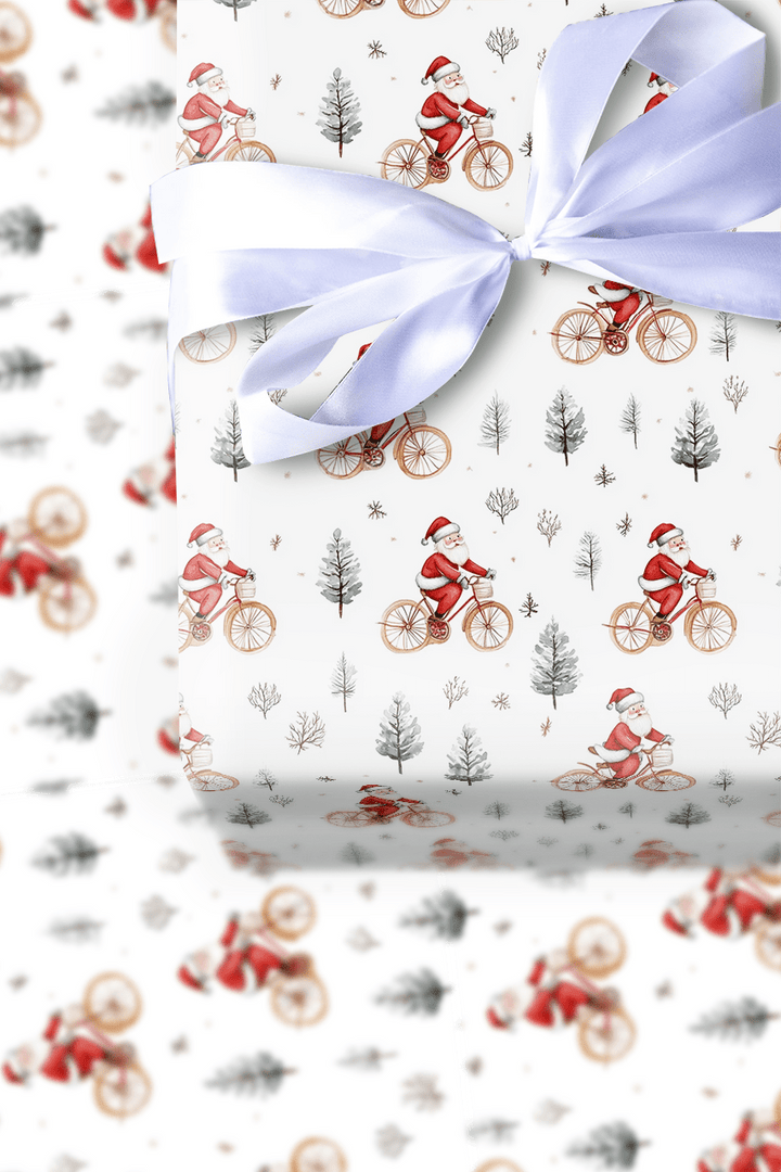 Bentonville Santa - Wrapping Paper - Aspen & Arlo