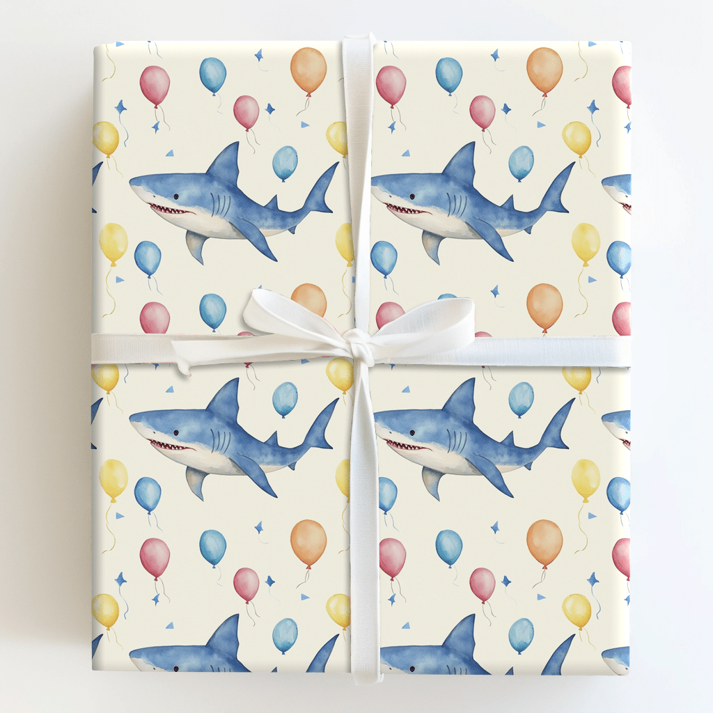 Shark Sweet Surprise - Wrapping Paper - Aspen & Arlo