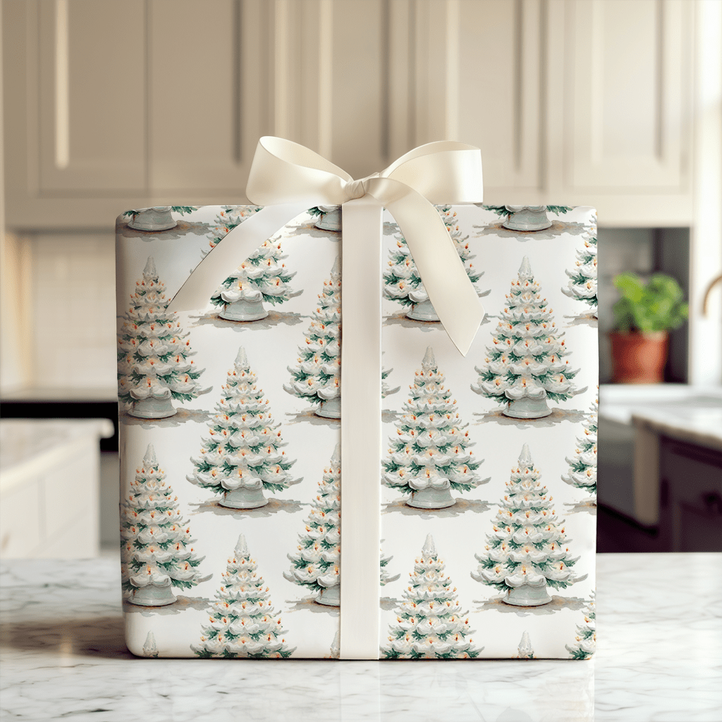 Antique Shop Frost - Wrapping Paper - Aspen & Arlo