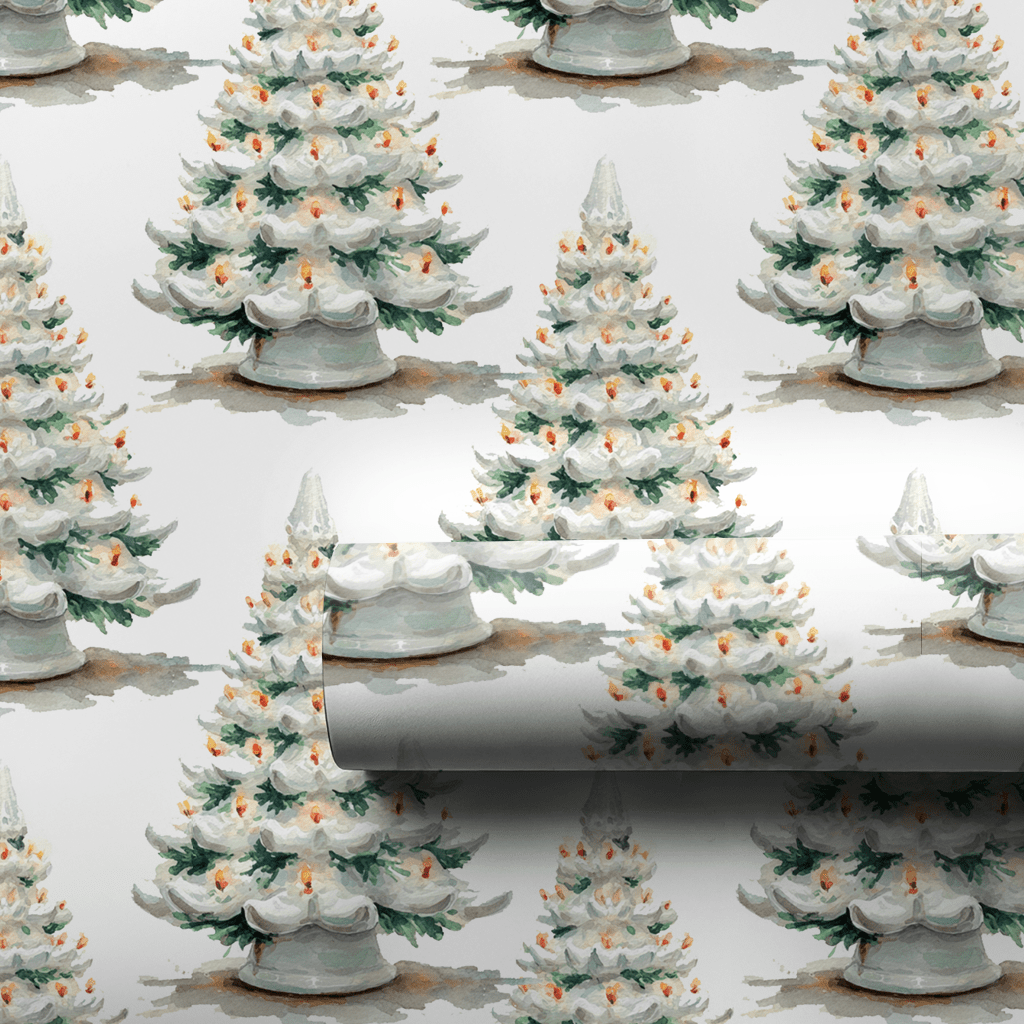 Antique Shop Frost - Wrapping Paper - Aspen & Arlo