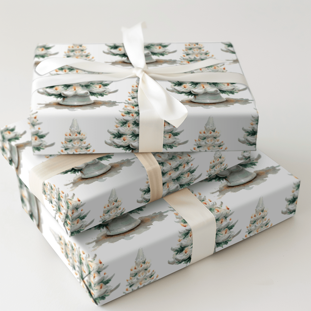 Antique Shop Frost - Wrapping Paper - Aspen & Arlo