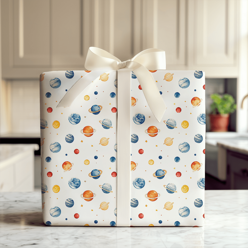 Astro Orbit - Wrapping Paper - Aspen & Arlo