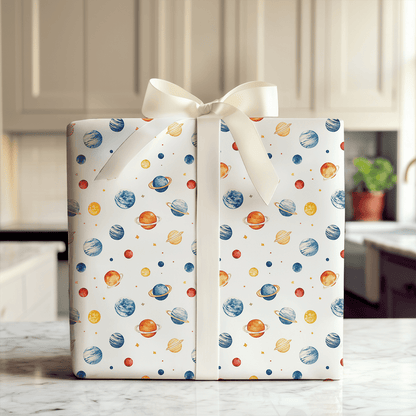 Astro Orbit - Wrapping Paper - Aspen & Arlo